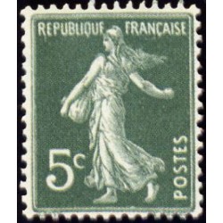 n° 137 5c. Semeuse camée