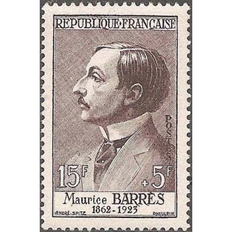 n°1070 15F+5F. Maurice Barrès