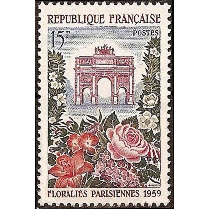 n°1189 15F. Floralies parisiennes
