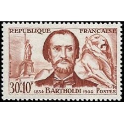 n°1212 30F+10F. Auguste Bartholdi