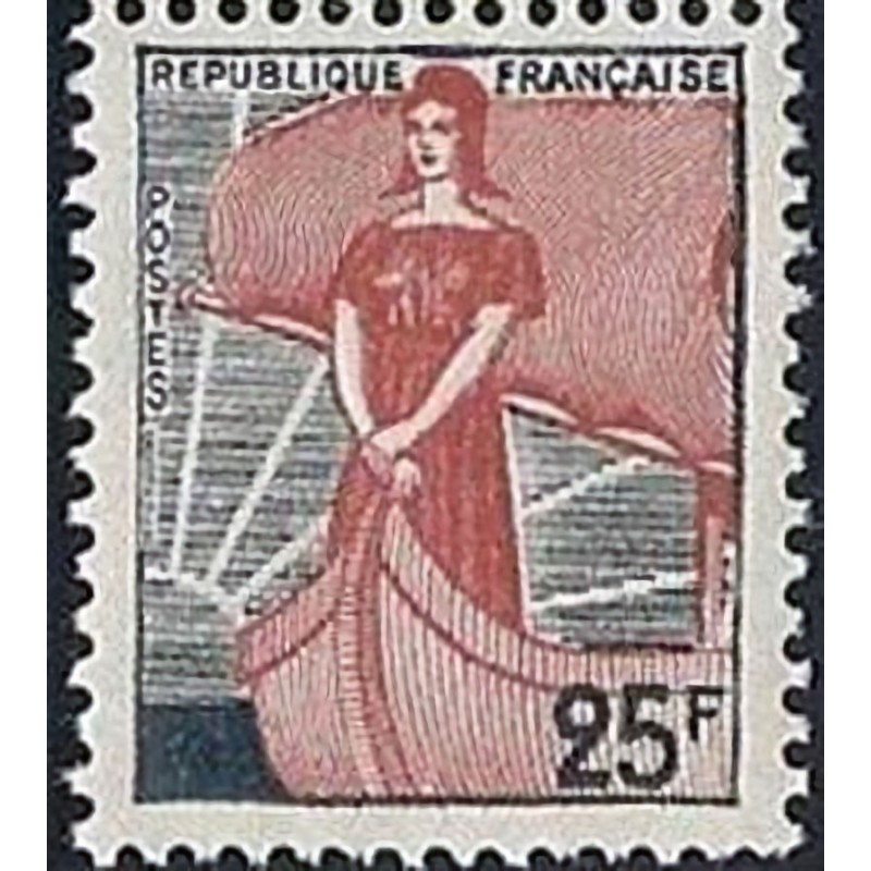 n°1216 25F. Marianne à la nef