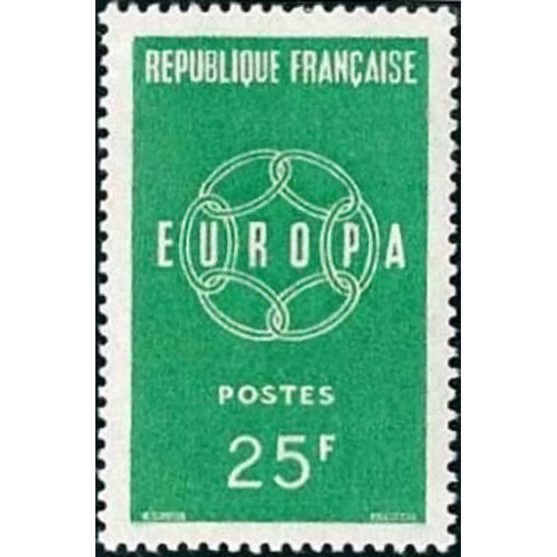 n°1218 25F. Europa 1959