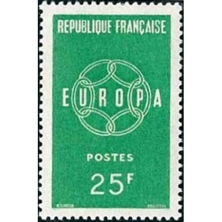 n°1218 25F. Europa 1959