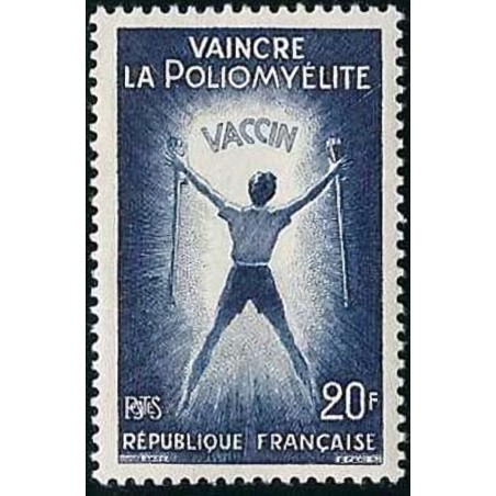 n°1224 20F. poliomyélite