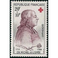 n°1226 20F+10F. Croix rouge 1959