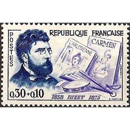 n°1261 0F50+0F15 Georges Bizet