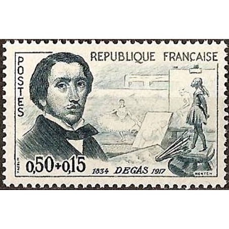 n°1262 0F50+0F15 Edgar Degas