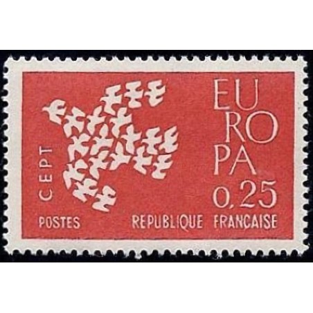 n°1309 0F25 Europa 1961
