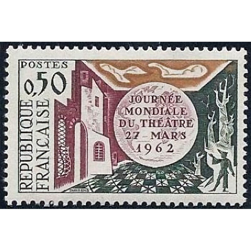 n°1334 0F50 Journée mondiale du théâtre