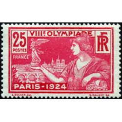 n°184 25c. Jeux olympiques de Paris 1924