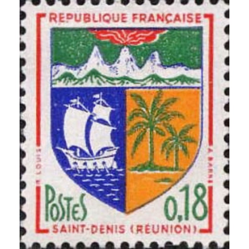 n°1354A 0F18 St Denis de la Réunion