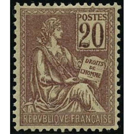 n°113 20c. type Mouchon