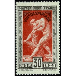 n°185 30c. Jeux olympiques de Paris 1924
