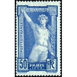 n°186 50c. Jeux olympiques de Paris 1924