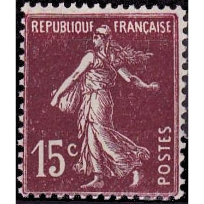 n°189 15c. Semeuse camée