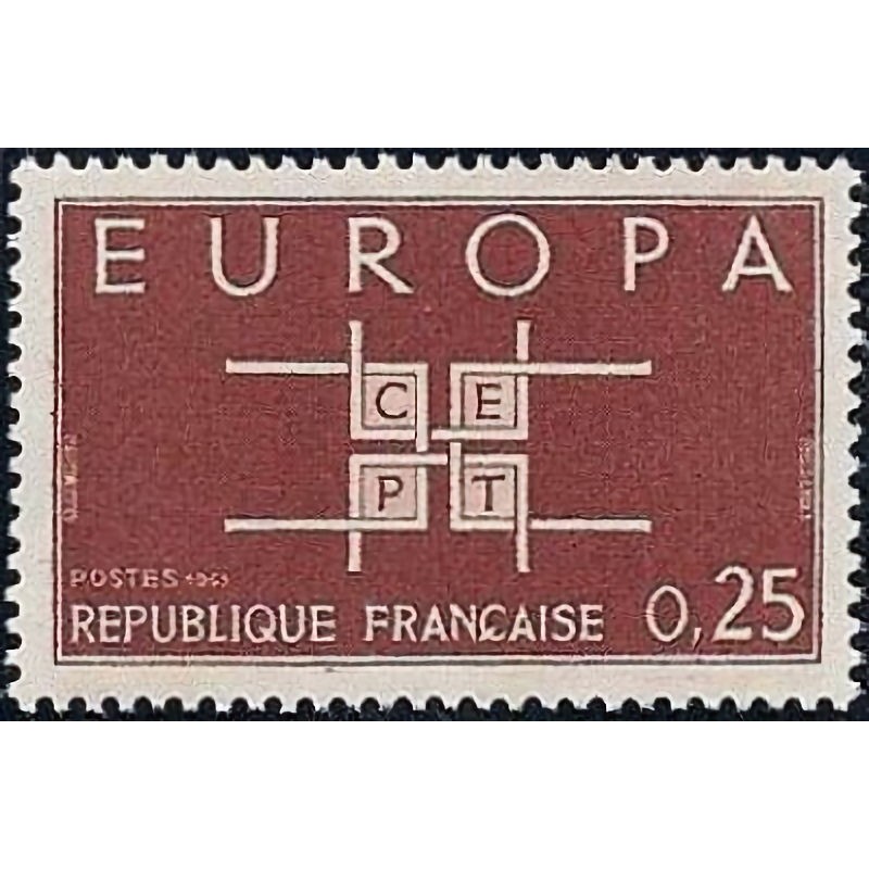 n°1396 0F25 Europa 1963