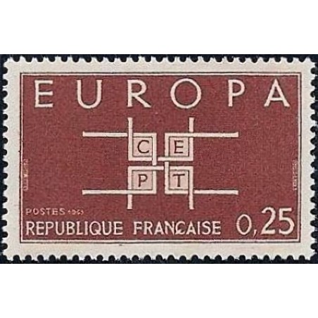 n°1396 0F25 Europa 1963