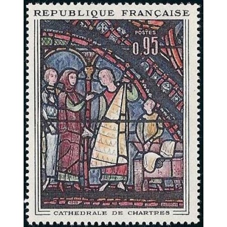 n°1399 0F95 Vitrail de Chartres