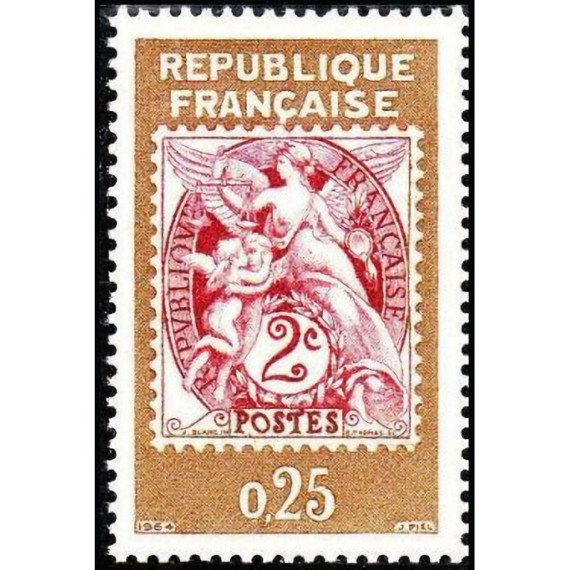n°1415 0F25 Philatec 1964
