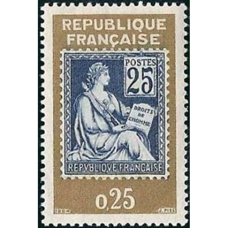 n°1416 0F25 Philatec 1964