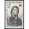 n°1434 0F25+0F10 Croix rouge 1964
