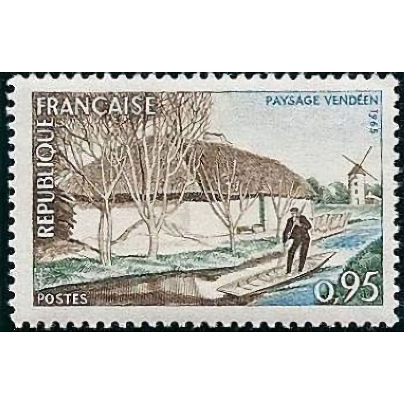 n°1439 0F95 Paysage vendéen