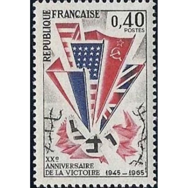 n°1450 0F40 20e anniversaire de la victoire
