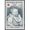 n°1466 0F25+0F10 Croix rouge 1965