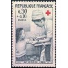 n°1509 0F30+0F10 Croix rouge 1966