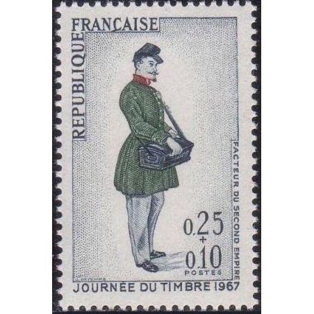 n°1516 0F25+0F10 journée du timbre 1967