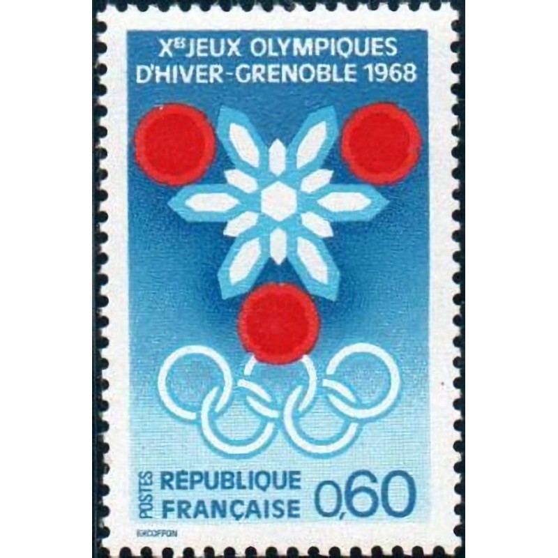 n°1520 0F60 Jeux olympiques de Grenoble 1968