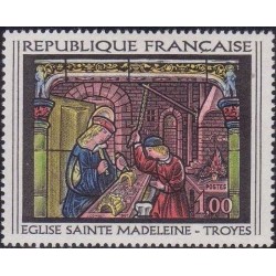 n°1531 1F Vitrail de Troyes