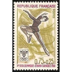 n°1546 0F75+0F25 Jeux olympiques de Grenoble 1968