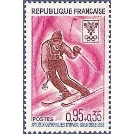 n°1547 0F95+0F35 Jeux olympiques de Grenoble 1968