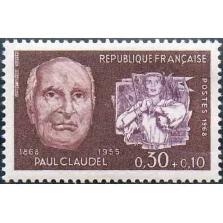 n°1553 0F30+0F10 F. Paul Claudel