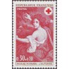 n°1581 0F30+0F10 Croix rouge 1968