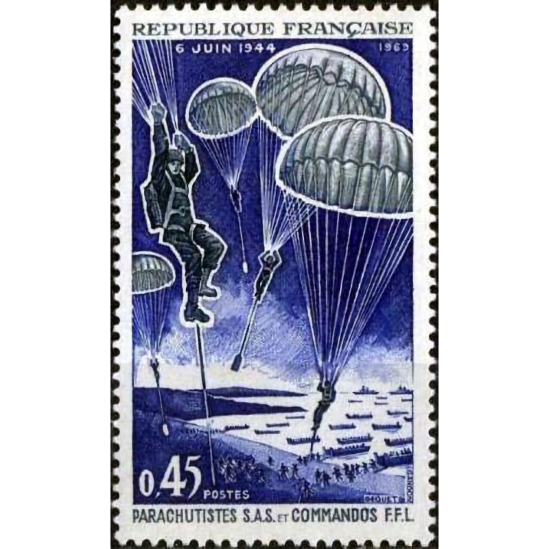 n°1603 0F45 Parachutisme