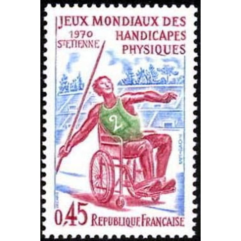 n°1649 0F45 Jeux mondiaux des handicapés