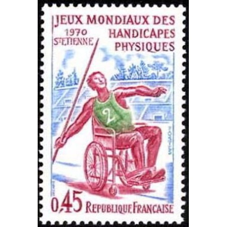 n°1649 0F45 Jeux mondiaux des handicapés