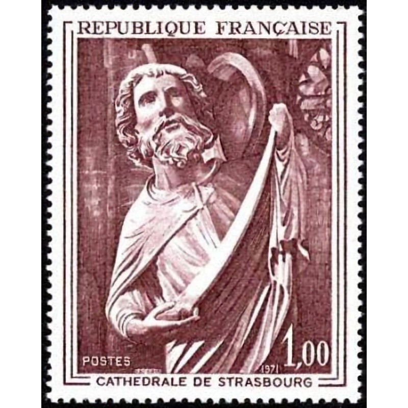 n°1654 1F. Sculpture de la Cathédrale de Strasbourg