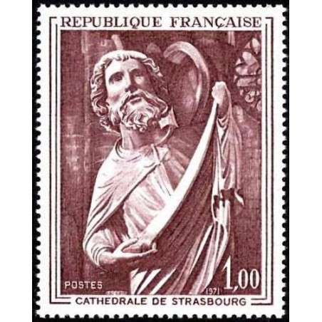 n°1654 1F. Sculpture de la Cathédrale de Strasbourg