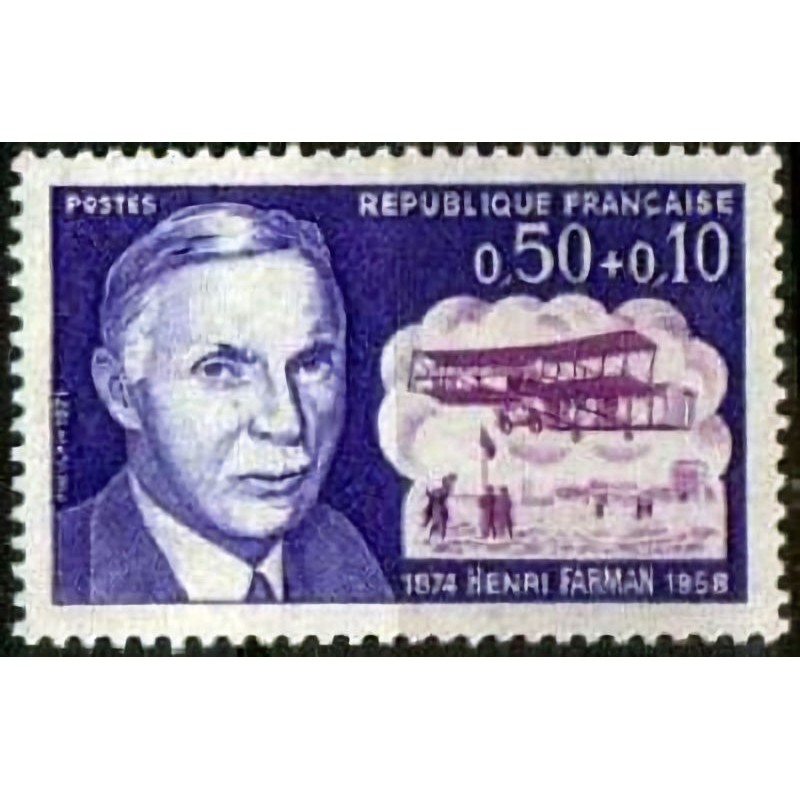 n°1670 0F50+0F10 Henri Farman