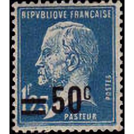 n°222 50c. sur 1F25 Pasteur