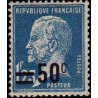 n°222 50c. sur 1F25 Pasteur