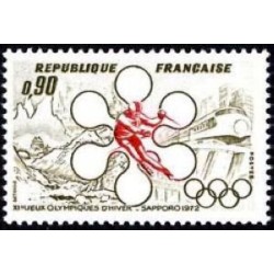 n°1705 0F60 Jeux olympiques d'hiver à Sapporo 1972