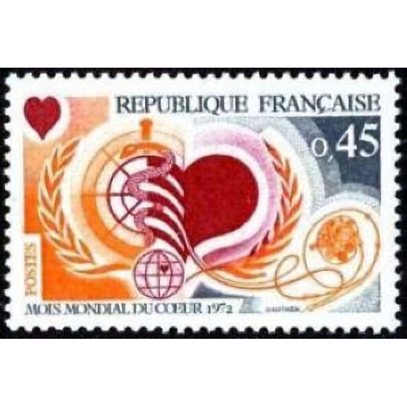 n°1711 0F45 Mois mondial du coeur