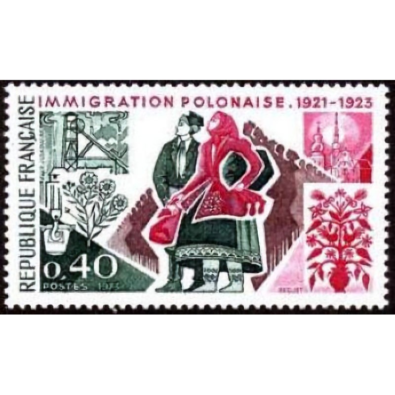 n°1740 0F40 Immigration polonaise
