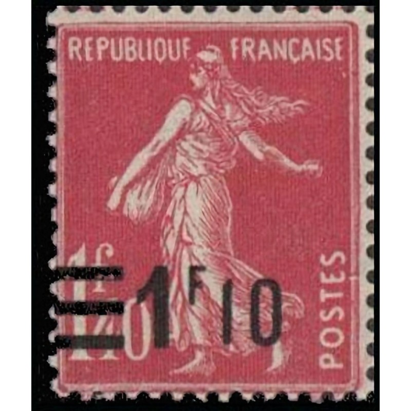 n°228 1F10 sur 1F40 Semeuse camée
