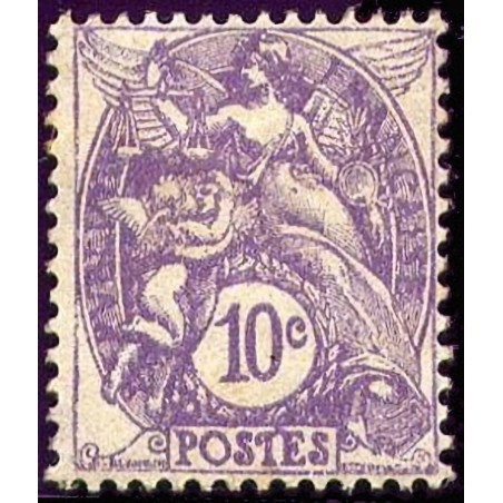 n°233 10c. type Blanc