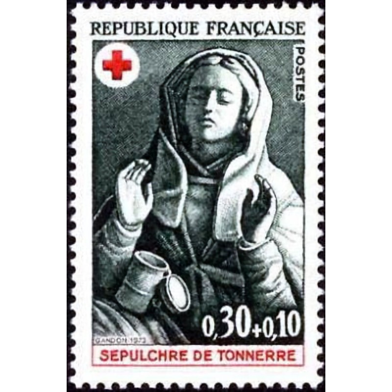n°1779 0F30+0F10 Croix rouge 1973